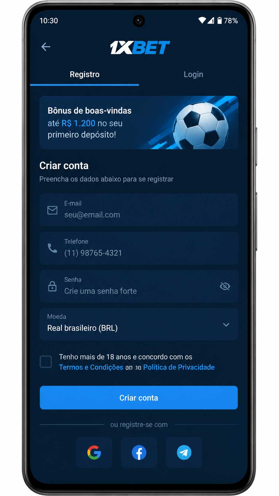 w1bet screenshot